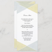 シルバー金ゴールドメタルルックインダストリアルシックメニュー メニュー (正面/裏面)