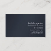 シルバー金ゴールドロータスヨガメディテーション霊気インストラクター 名刺 (裏面)