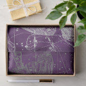 シルバー銀河系スターマップシリーズデザイン11 薄葉紙 (ギフト)