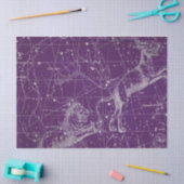 シルバー銀河系スターマップシリーズデザイン3 薄葉紙 (クラフト)