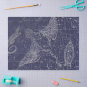 シルバー銀河系スターマップシリーズデザイン5 薄葉紙 (クラフト)