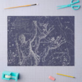 シルバー銀河系スターマップシリーズデザイン8 薄葉紙 (クラフト)