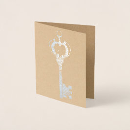 シルバー鍵 箔カード