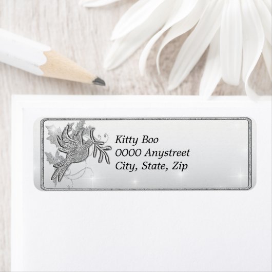 シルバー鳩 ラベル (インサイチュ)