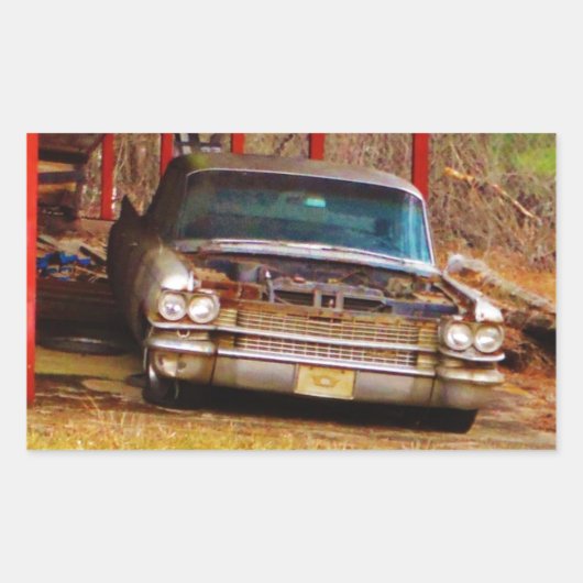 シルバー1963サダンデヴィル 長方形シール (正面)