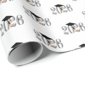 シルバー2026年卒業 ラッピングペーパー (ロールコーナー)