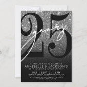 シルバー25周年パーティー 招待状 (正面)