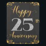 シルバー25周年記念結婚25周年 ドアサイン<br><div class="desc">Happy 25th Anniversary Silverの25年結婚のプリント – 様々な材料の一緒。家素晴らしを明るくするギフトアイディア。ま買た、この作品は電話ケース、アパレル、マグカップ、枕などに載っている。服装や壁のポスターやアートのプリント – 様々な背景 – あなた個人および家素晴らしの装飾のためのプリント。これは印刷のためのオリジナルイラストレーションであり、彼女または彼のための完璧なギフト！珍しいデザインが出た素晴らし!</div>