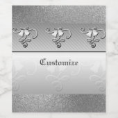 シルバー25周年記念 ワインラベル (シングルラベル)