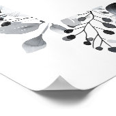 シルバー25結婚周年記念ウェルカムサイン ポスター (角)