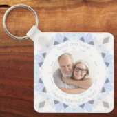 シルバー25結婚周年記念ギフト キーホルダー (正面)