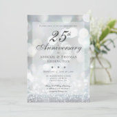 シルバー25結婚周年記念招待状 招待状 (スタンド正面)
