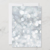 シルバー25結婚周年記念招待状 招待状 (裏面)