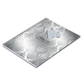 シルバー25結婚thアニバーサリーゲストブック ノートブック (左側)