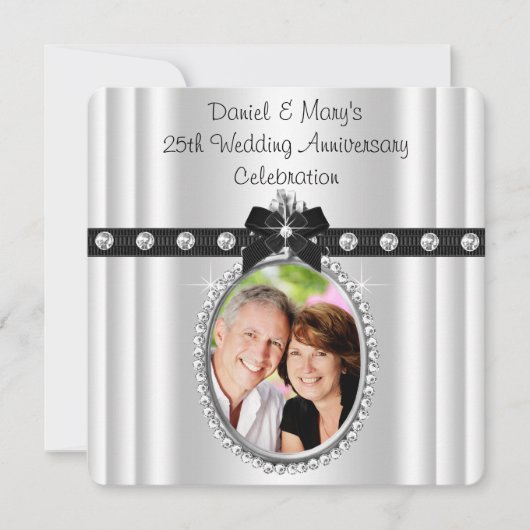 シルバー25thシルバー記念パーティー 招待状 (正面)