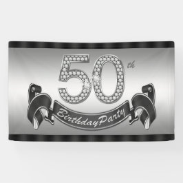 シルバー50歳の誕生日パーティー 横断幕
