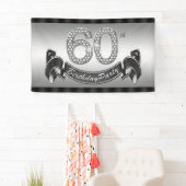 シルバー60歳の誕生日パーティー 横断幕 (インサイチュ)