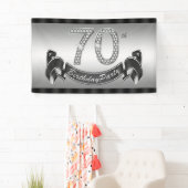 シルバー70歳の誕生日パーティー 横断幕 (インサイチュ)