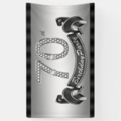 シルバー70歳の誕生日パーティー 横断幕 (縦)