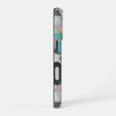 シルバー＋ほんのりピンク iPhone 16ケース (右側面)