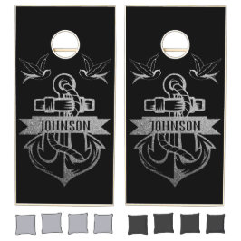 シルバー・アンド・ブラック・いかり・スワローズ・ボート・ファミリー