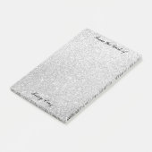 シルバー/エレガント金ゴールドに関すカスタムる注意 ポストイット (アングル)