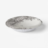 シルバー オーナメント モダン ペーパーボウル (傾斜あり)