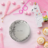 シルバー オーナメント モダン ペーパーボウル (パーティー)