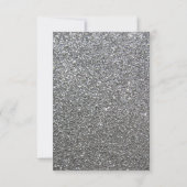 シルバー グラマラスな大晦日パーティーの招待状 招待状 (裏面)