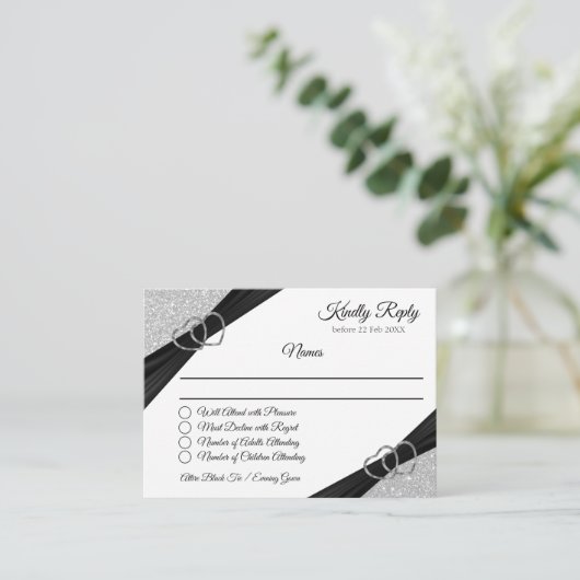 シルバー・グリッター・エンクロージャー・カード エンクロージャーカード (スタンド正面)