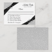 シルバー・グリッター・エンクロージャー・カード エンクロージャーカード (正面/裏面)