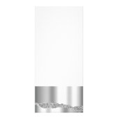 シルバー グリッター ダイヤモンド グラム サービス 価格 ラックカード (裏面)