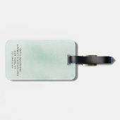 シルバー サボテン グリーン モノグラム luggage tag ラゲッジタグ (裏面横)