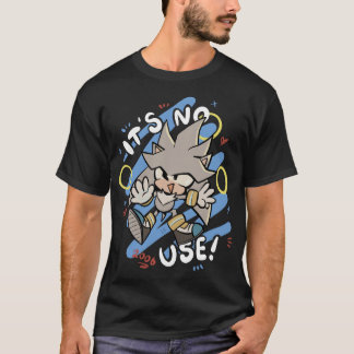 シルバー・ザ・ヘッジホッグ レトロ retro tシャツ