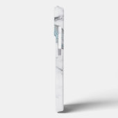 シルバー シー タートルズ グレー マーブル Case-Mate iPhoneケース (裏面 / 左)