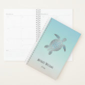 シルバー・シー・タートル・コースタルの名と年 プランナー手帳 (ディスプレー)