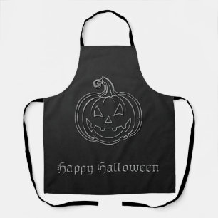 シルバー・ジャック・オランタン・ハロウィーン エプロン
