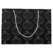 シルバー・ジャック・オランタン・ハロウィーン ラージペーパーバッグ (裏面)