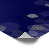 シルバー スウィート16 風船 フォトプロップ ロイヤルブルー ポスター (角)