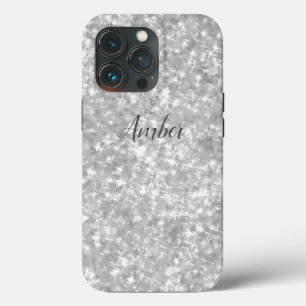 シルバー スパークル ギター エレガント オリジナル iPhone 13 PROケース