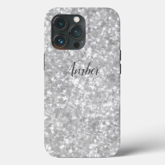 シルバー スパークル ギター エレガント オリジナル Case-Mate iPhoneケース (裏面)