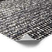 シルバー スパークル モダン グラム シーケンス パーティー バナー ポスター (角)