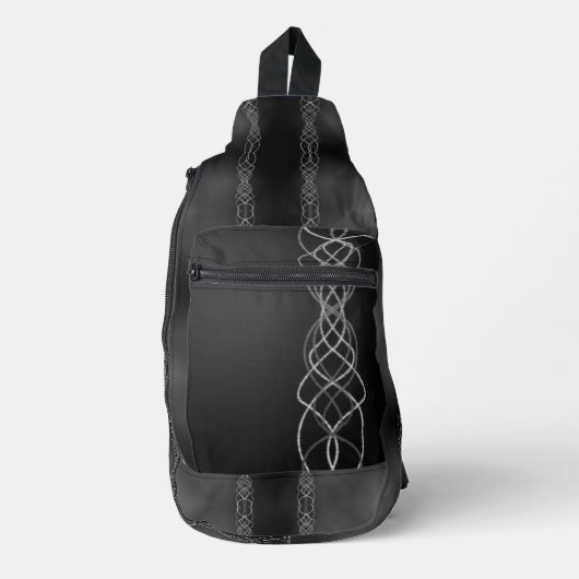 シルバー スリングバッグ (正面)