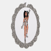 シルバー&ダイアモンズダンサーオーナメントカードB オーナメントカード (右)