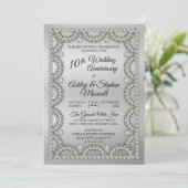 シルバー＆ダイヤモンド１０周年記念パーティー 招待状 (スタンド正面)