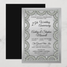 シルバー＆ダイヤモンド　２５周年結婚記念日パーティー