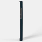 シルバー&ティール(緑がかった色)ブルーミスティックアクアエビルアイナザールマティ SAMSUNG GALAXYケース (右側面)