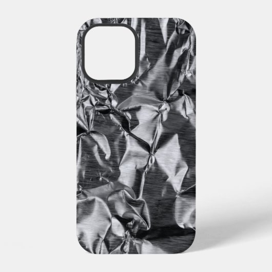 シルバー テキスタイル iPhoneケース (裏面)