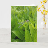 シルバー・ドラゴンフライ・ノテ空白のクアーズ(内側) カード (黄色い花)