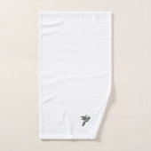 シルバー・ドラゴン バスタオルセット (ハンドタオル)